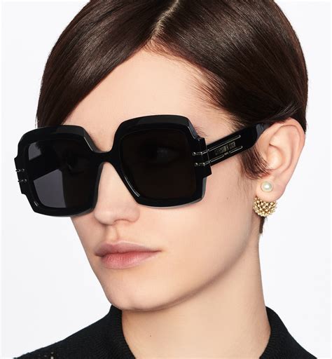 DiorSignature S1U Black Square Sunglasses .